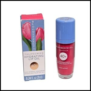 Bloomeffects TulipScreen Hydrating Lip Oil SPF 40+ Fruit Punch .24 fl oz